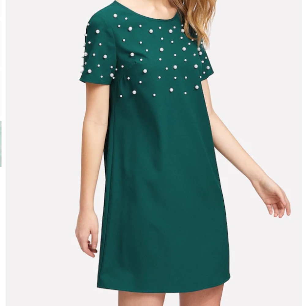 Pearl Embellished Dress